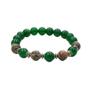 Emerald with Jasper Stone Bracelet