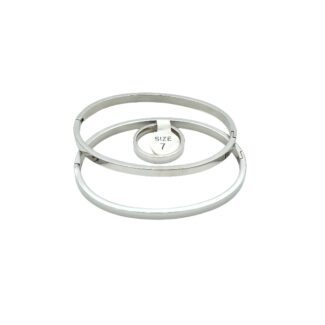 Silver with Ring Bracelet Set